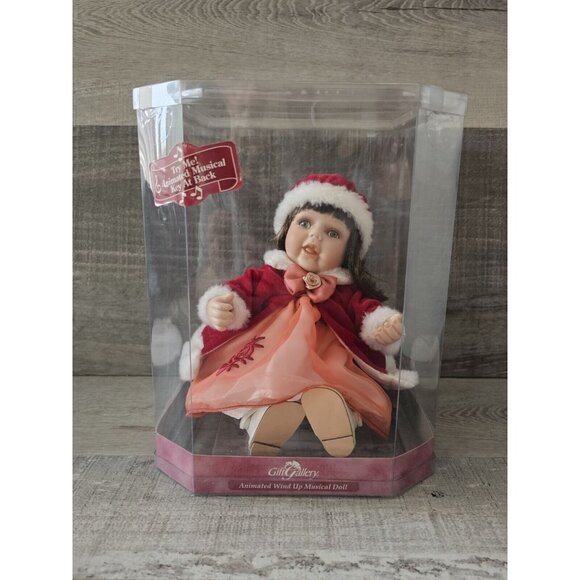 Vtg Collectible Memories Musical Collection Porcelain Doll Kmart Mozarts Lullaby - Picture 1 of 9